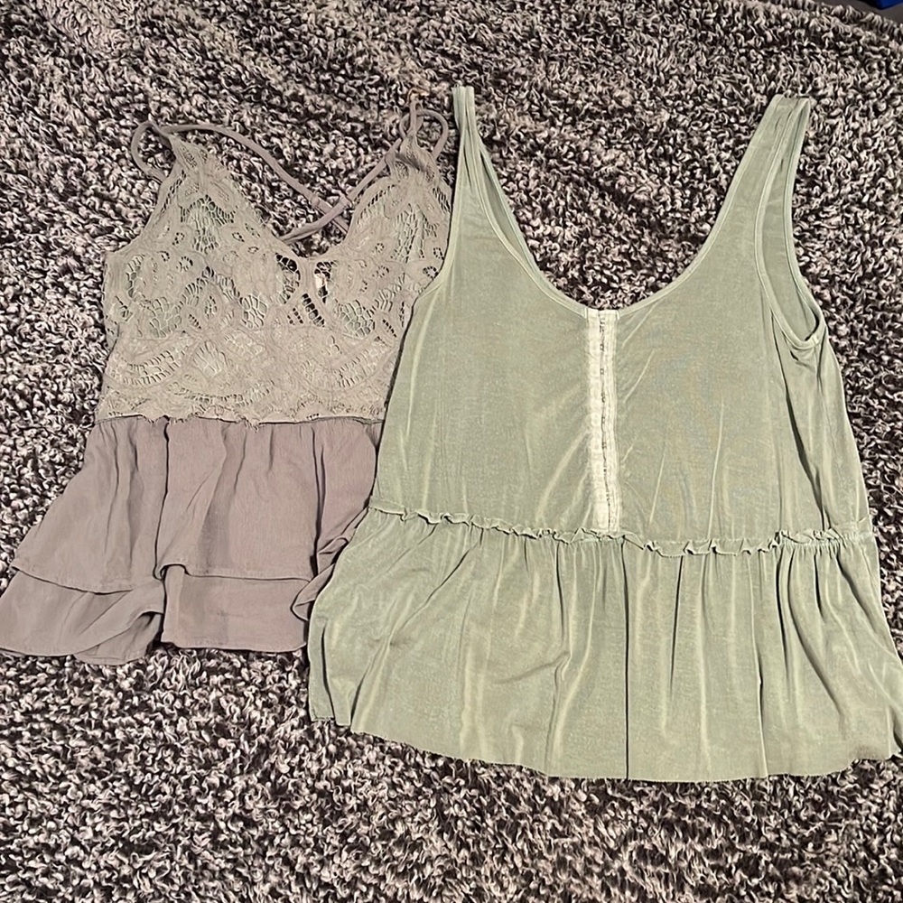 Flowy tank tops